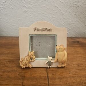 Classic Winnie the Pooh Picture Frame Friends Tigger Piglet fits 2X2 picture